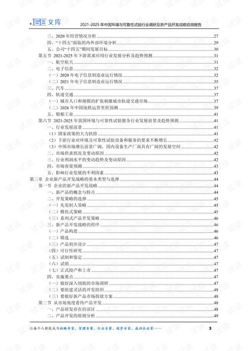 2021-2025年中國環(huán)境與可靠性試驗行業(yè)調研及新產(chǎn)品開發(fā)戰(zhàn)略咨詢報告